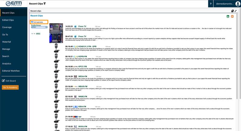 A look at the eMM Dart Duplicate Detection